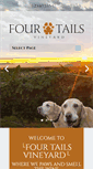 Mobile Screenshot of fourtailsvineyard.com